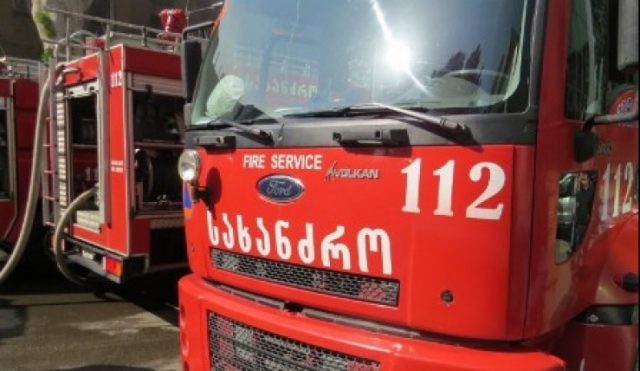 В Тбилиси ночью горел рынок Навтлуги