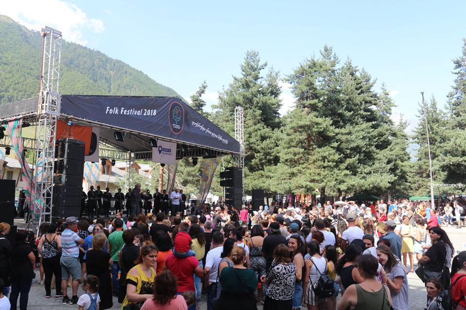 В Местиа прошел фолк-фестиваль "Сванетоба 2018"