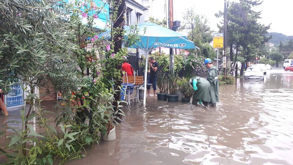 Ливневые дожди вызвали подтопления в западной Грузии