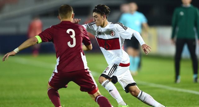 Сборная Грузии обыграла сборную Латвии в матче Лиге наций