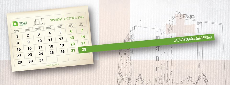 ЦИК Грузии определила порядковые номера для кандидатов в президенты