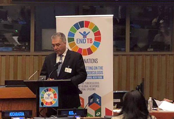 Давид Сергеенко был избран председателем сессии ООН, посвященной борьбе с туберкулезом