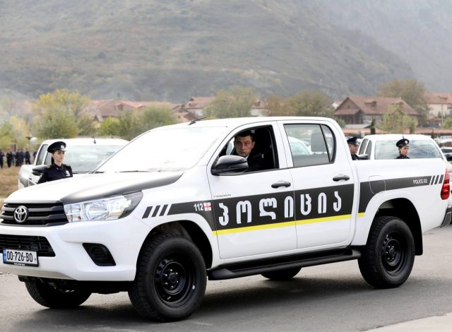 Автопарк МВД Грузии пополнился новыми автомобилями Toyota Hilux