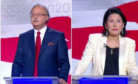 Еxit poll Edison Research: Саломе Зурабишвили и Григол Вашадзе по 40%, exit poll «Психопроект» Саломе Зурабишвили – 52,3%