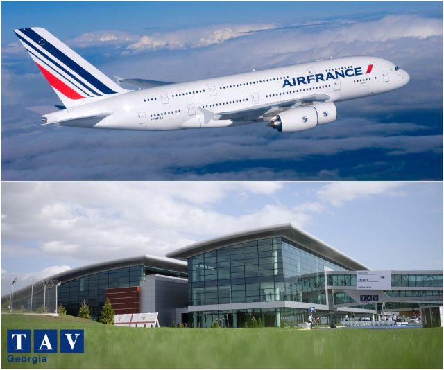 Air France с апреля 2019 года планирует выполнять рейсы Тбилиси-Париж