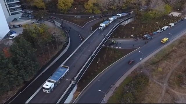 В Тбилиси открыли новую эстакаду
