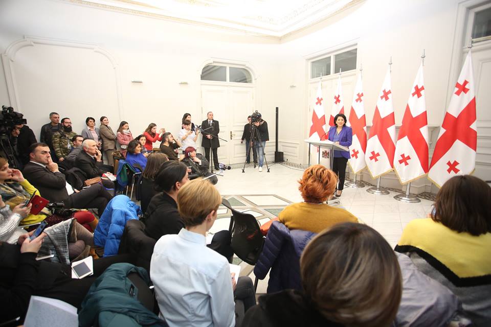 Президент Грузии Саломе Зурабишвили начинает реорганизацию своей администрации