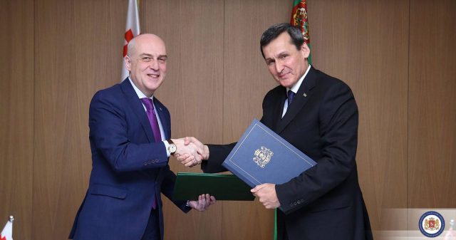 Грузия и Туркменистан подписали план сотрудничества