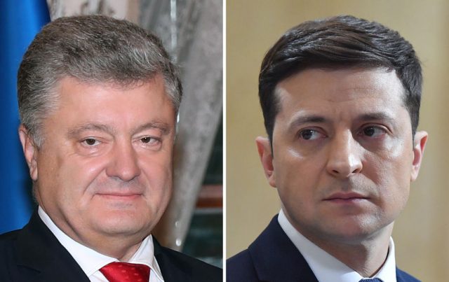 Во второй тур выборов президента Украины проходят Владимир Зеленский и Петр Порошенко