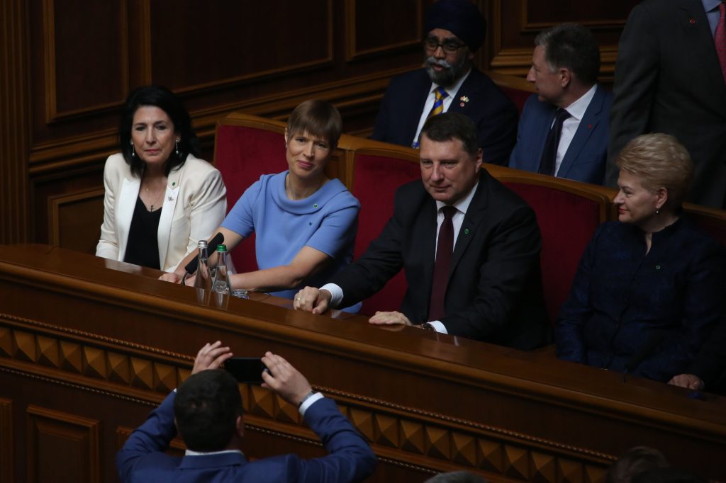 Президент Грузии присутствовала на инаугурации президента Украины Владимира Зеленского