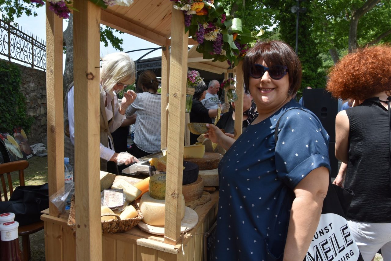 В Кутаиси прошел Фестиваль сыра