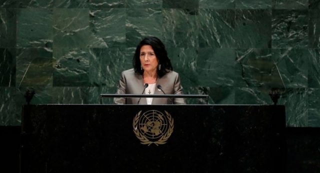 Саломе Зурабишвили выступила на Генеральной ассамблее ООН