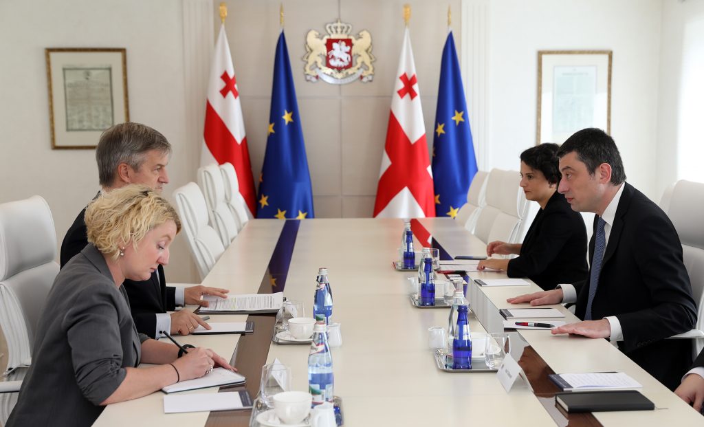 Георгий Гахария встретился с руководителем Миссии Наблюдателей ЕС (EUMM) в Грузии