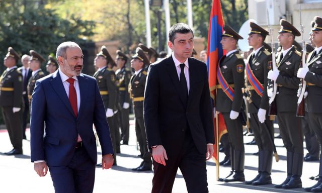 Визит Георгия Гахария в Армению