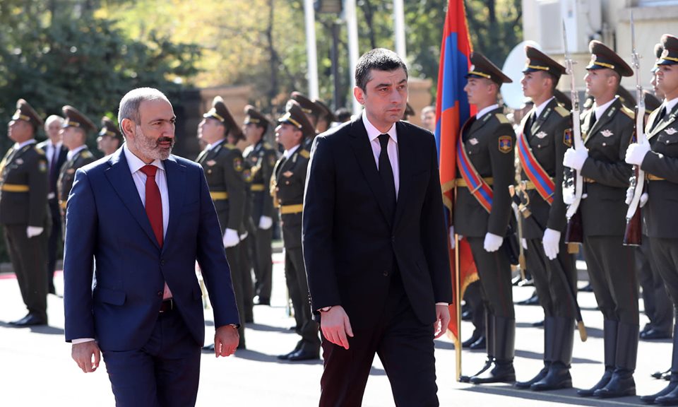 Визит Георгия Гахария в Армению