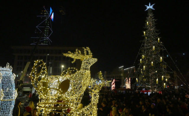 В Тбилиси главная елка страна не всем понравилась