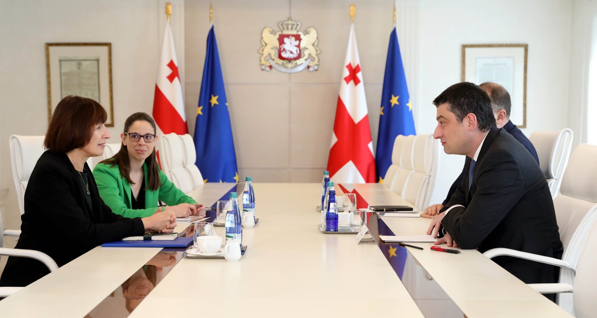 Георгий Гахария и Элизабет Руд обсудили события на Ближнем Востоке