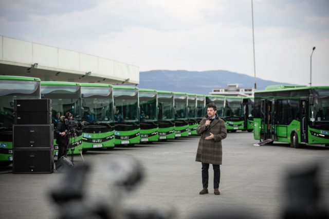 В Тбилиси 40 новых автобусов запустят на девяти маршрутах