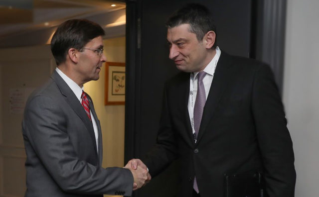 Премьер-министр Грузии встретился с министром обороны США