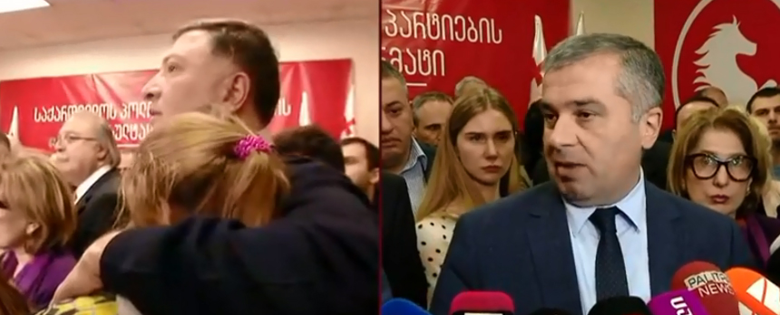 Оппозиция прекращает переговоры с властью из-за приговора Гиги Угулава