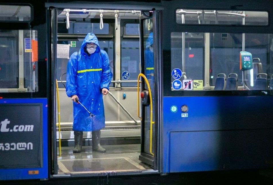 Мэрия провела дезинфекцию столицы