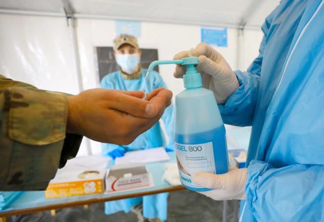 На грузино-российской границе установлен полевой госпиталь