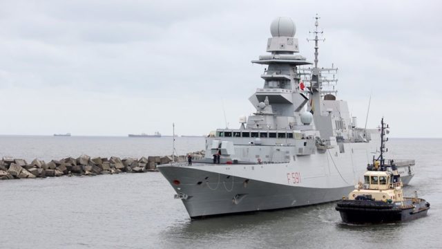 В порт Поти вошли четыре натовских фрегата