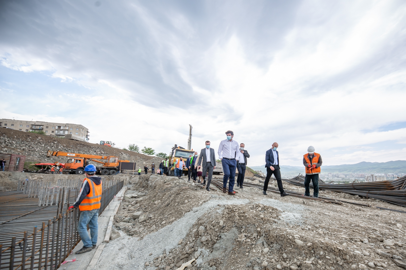 В Тбилиси на улице Тенгиза Шешелидзе будет построена противооползневая конструкция