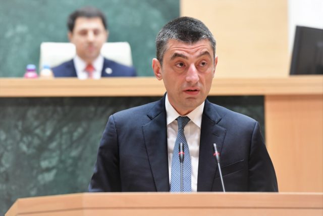 Георгий Гахария завершил ежегодный отчет о проделанной работе в парламенте Грузии