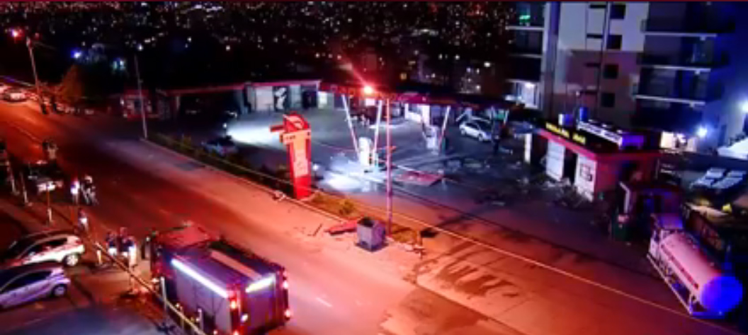 В Тбилиси на плато Нуцубидзе произошел взрыв