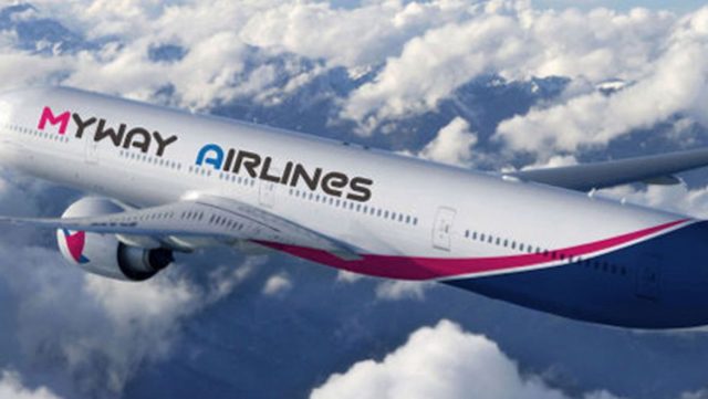Авиакомпании Myway Airlines и Wizz Air выполнят пять чартерных рейсов из Европы в Грузию