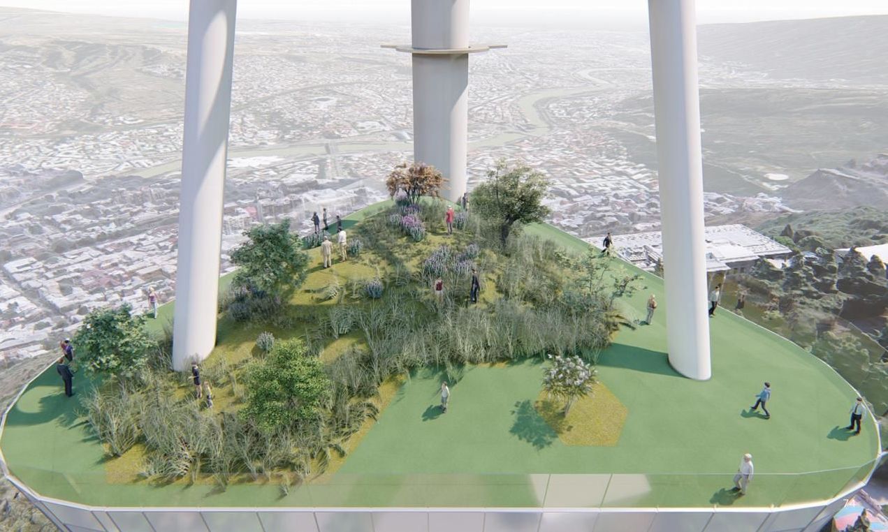 Мэрия объявляет тендер на обустройство тбилисской телевизионной вышке на горе Мтацминда