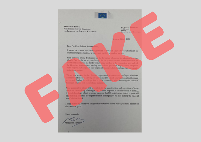 Саломе Зурабишвили обвинила Россию в распространении фейковых новостей