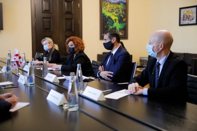 Лидеры "Грузинской мечты" встретились с членами наблюдательной миссии БДИПЧ/ОБСЕ