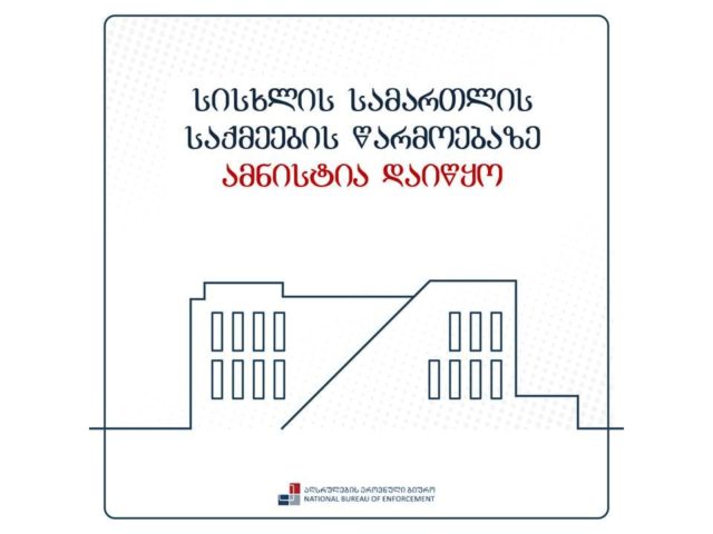В Грузии началась амнистия уголовных штрафов