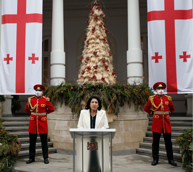 14 января в Грузии отмечают день государственного флага