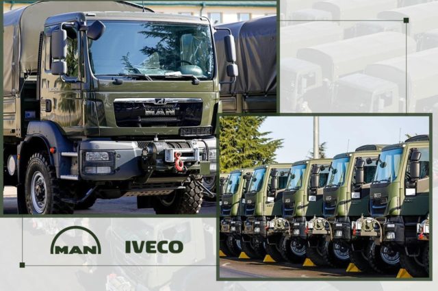Грузинская армия получила более 300 автомобилей военного назначения MAN и IVECO