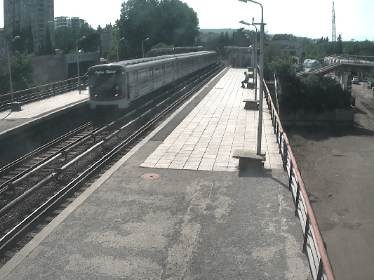 На станции "Гоциридзе" тбилисского метрополитена начинаются ремонтные работ