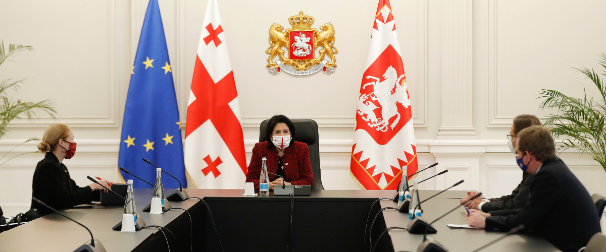 Саломе Зурабишвили обсудила с послами пути выхода из политического кризиса