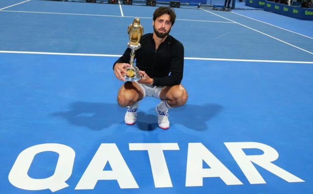 Николоз Басилашвил стал победителем турнира Qatar ExxonMobil Open