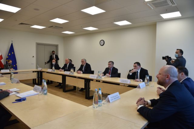 Кристиан Даниельсон встретился с грузинской оппозицией