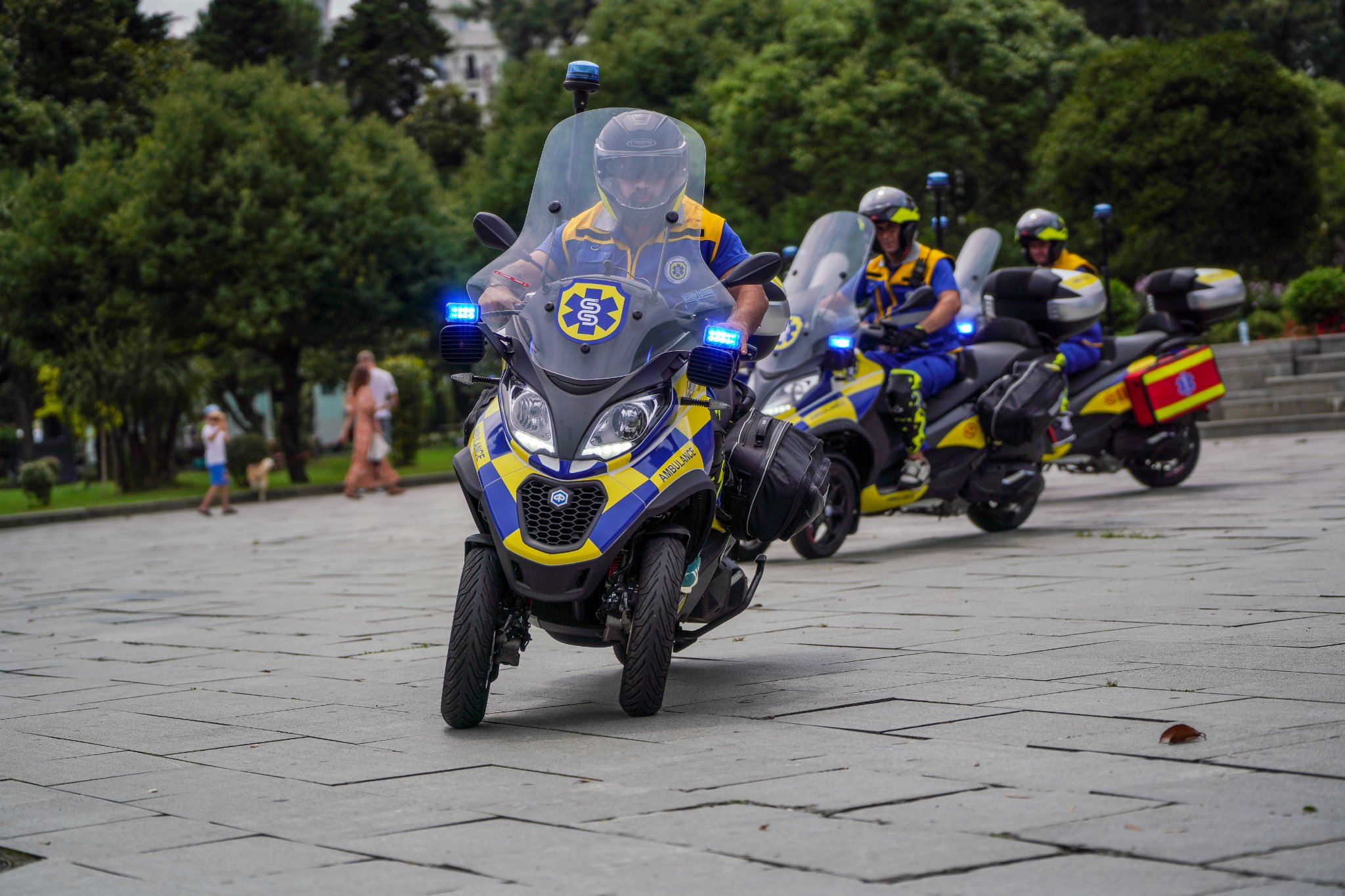 В Батуми мотоциклетная скорая помощь возобновила свою работу