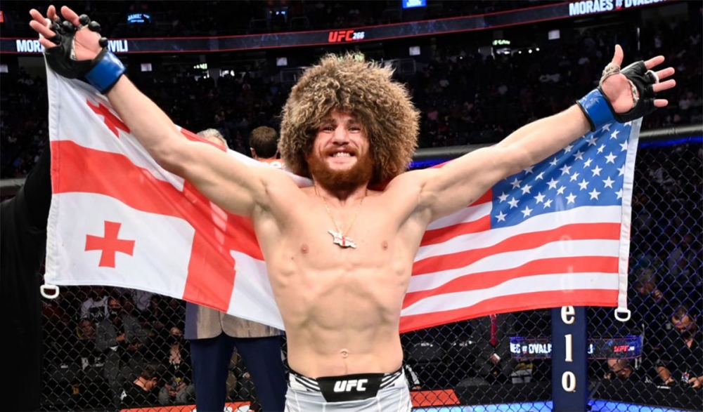 Мераб Двалишвили единогласным решением судей победил Жозе Альдо на UFC 278