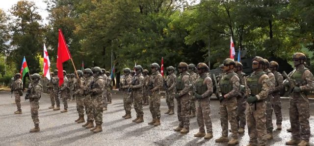Грузия, Турция и Азербайджан проводят совместные учения «Кавказский орел 2022»