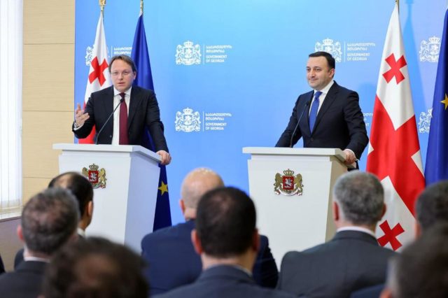 Визит Оливера Вархели в Грузию