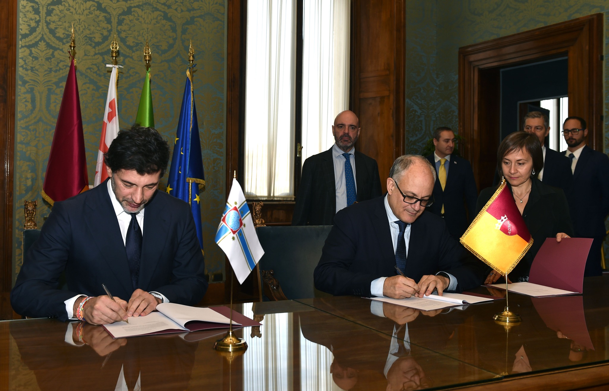 Каха Каладзе подписал меморандум между столицами Грузии и Италии