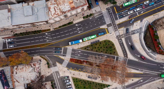 Обновленный проспект Петре Меликишвили