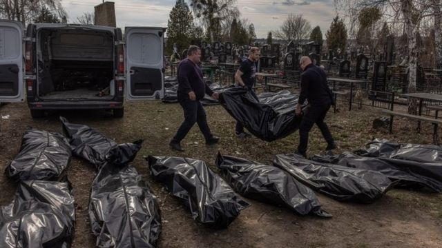 За год войны с РФ в Украине погибло больше 100 000 мирных жителей