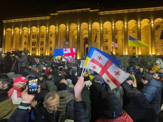В Грузии прошли масштабные акции солидарности с Украиной