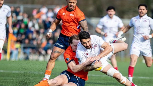 Сборная Грузии по регби победила команду Нидерландов со счетом 40:8